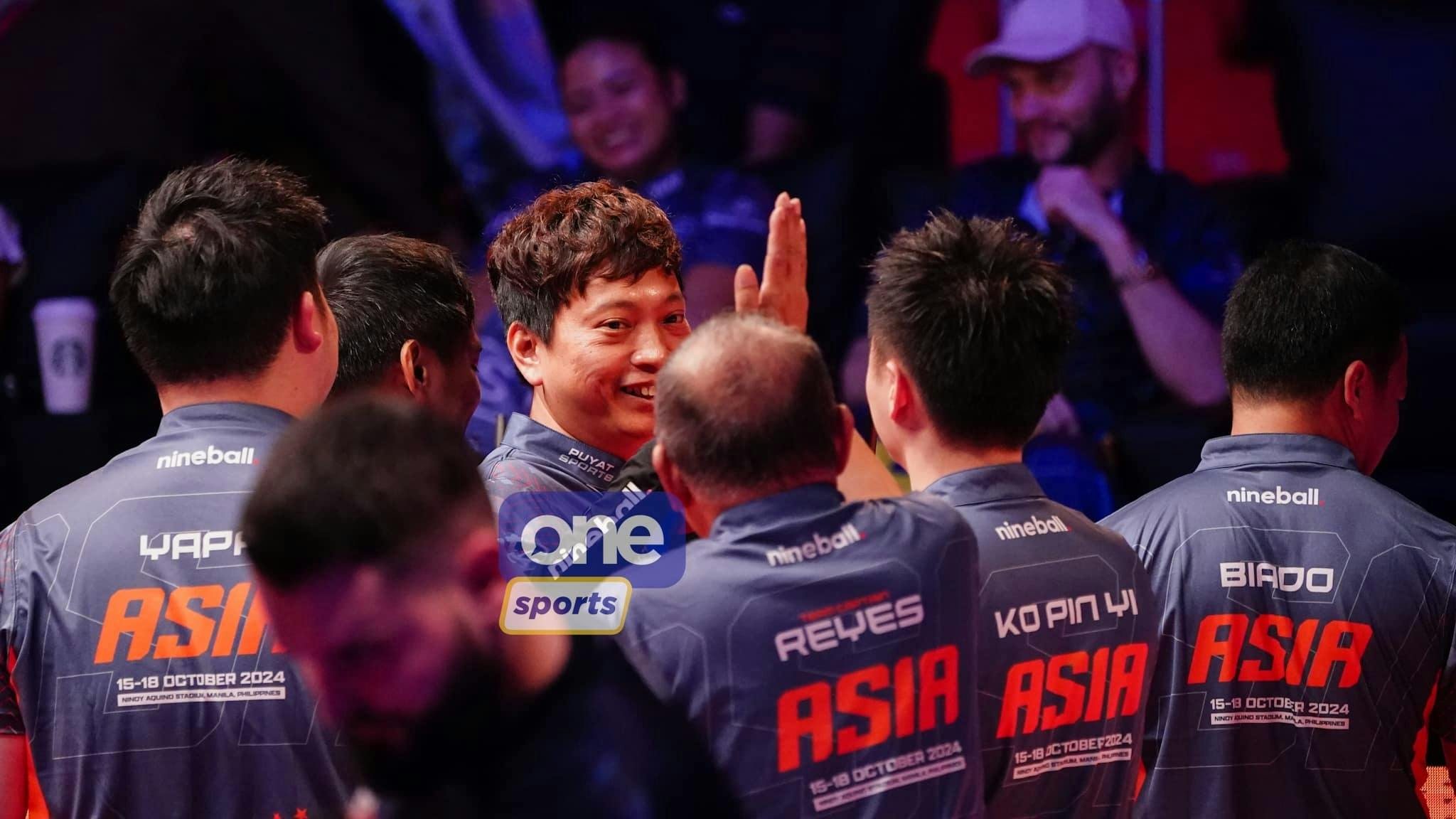 Team Asia wins second battle against Team Europe in Day 2 opener of